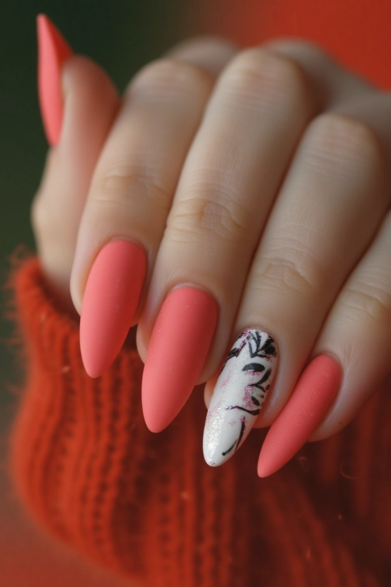 Bold Simplicity with a Floral Accent