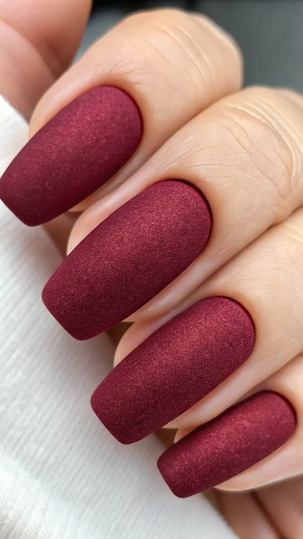 Cranberry Velvet Texture
