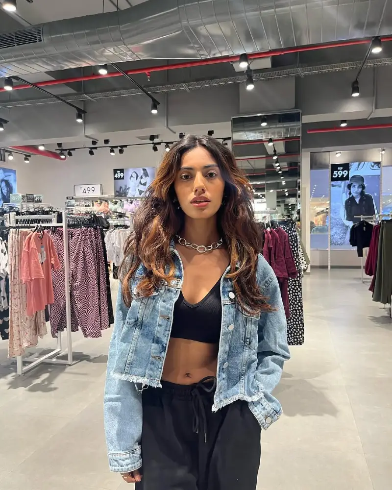 Edgy Athleisure Denim Mix