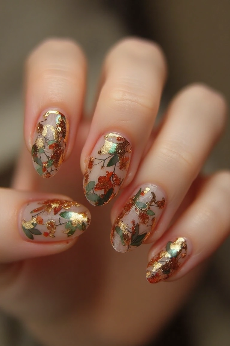 Gilded Garden Botanical Luxe with Golden Accents