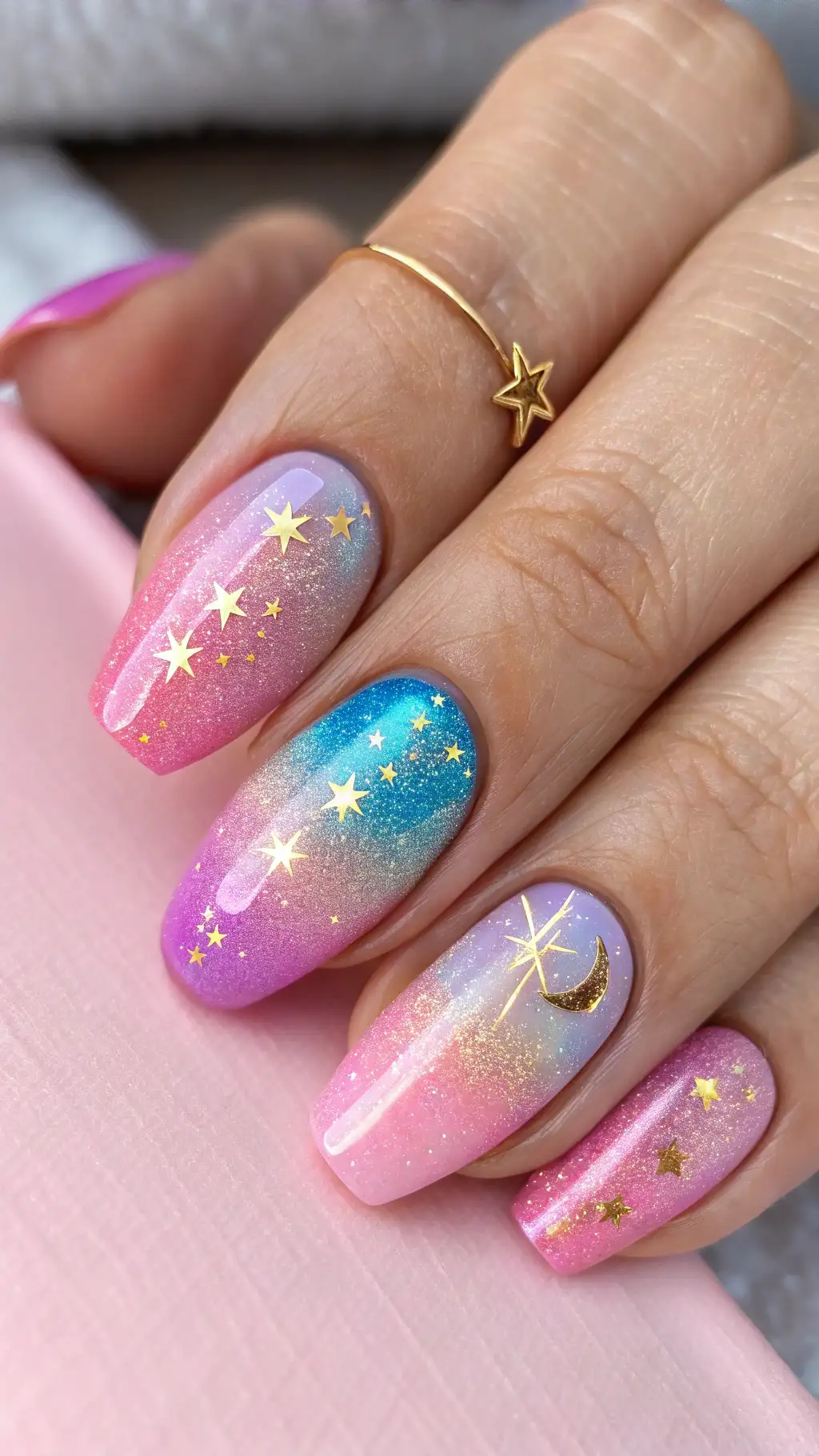 Holographic Pink Aura