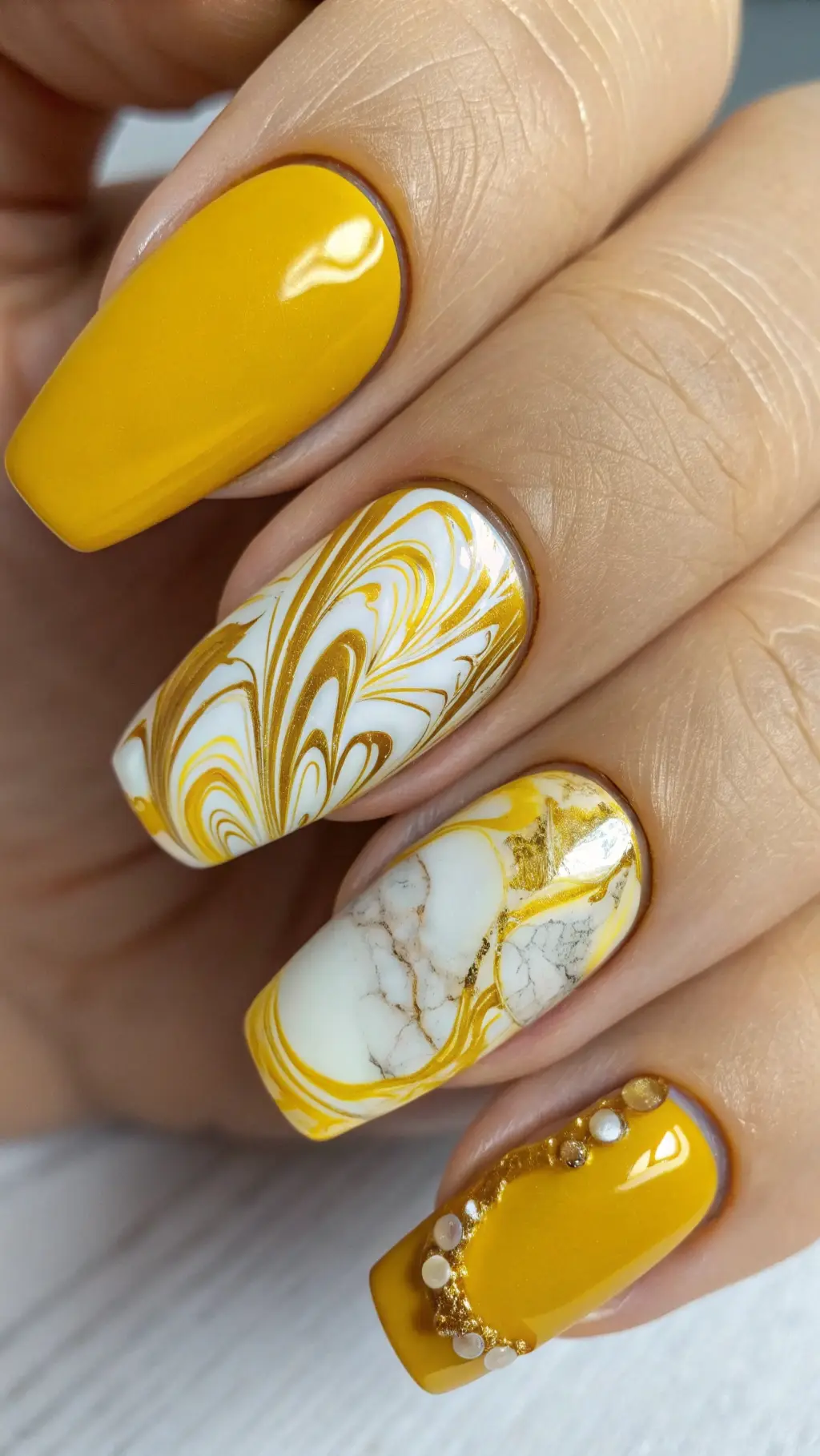 Mustard Marble