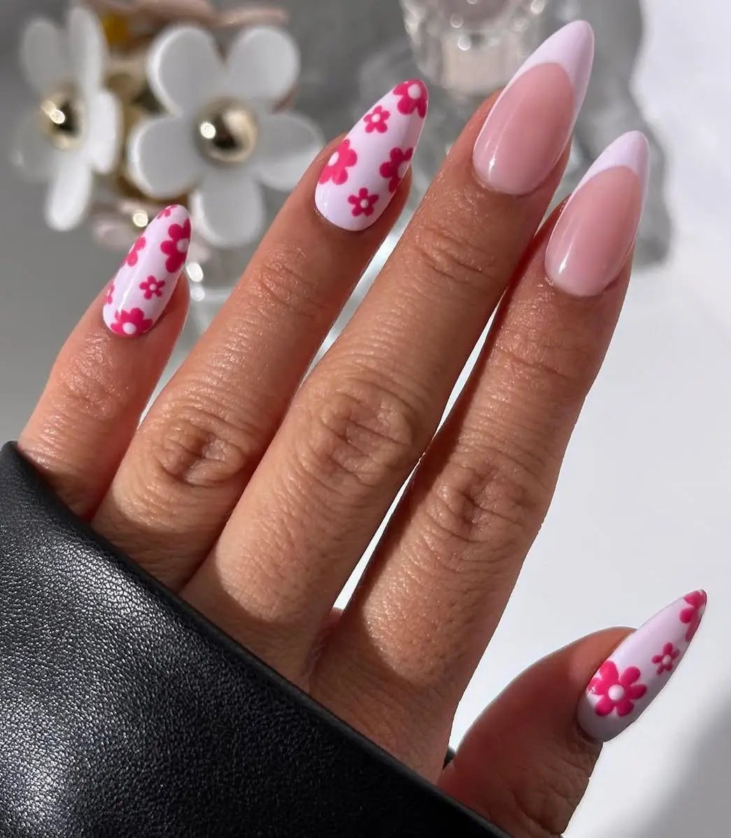 Playful Pink Florals with a Modern Twist