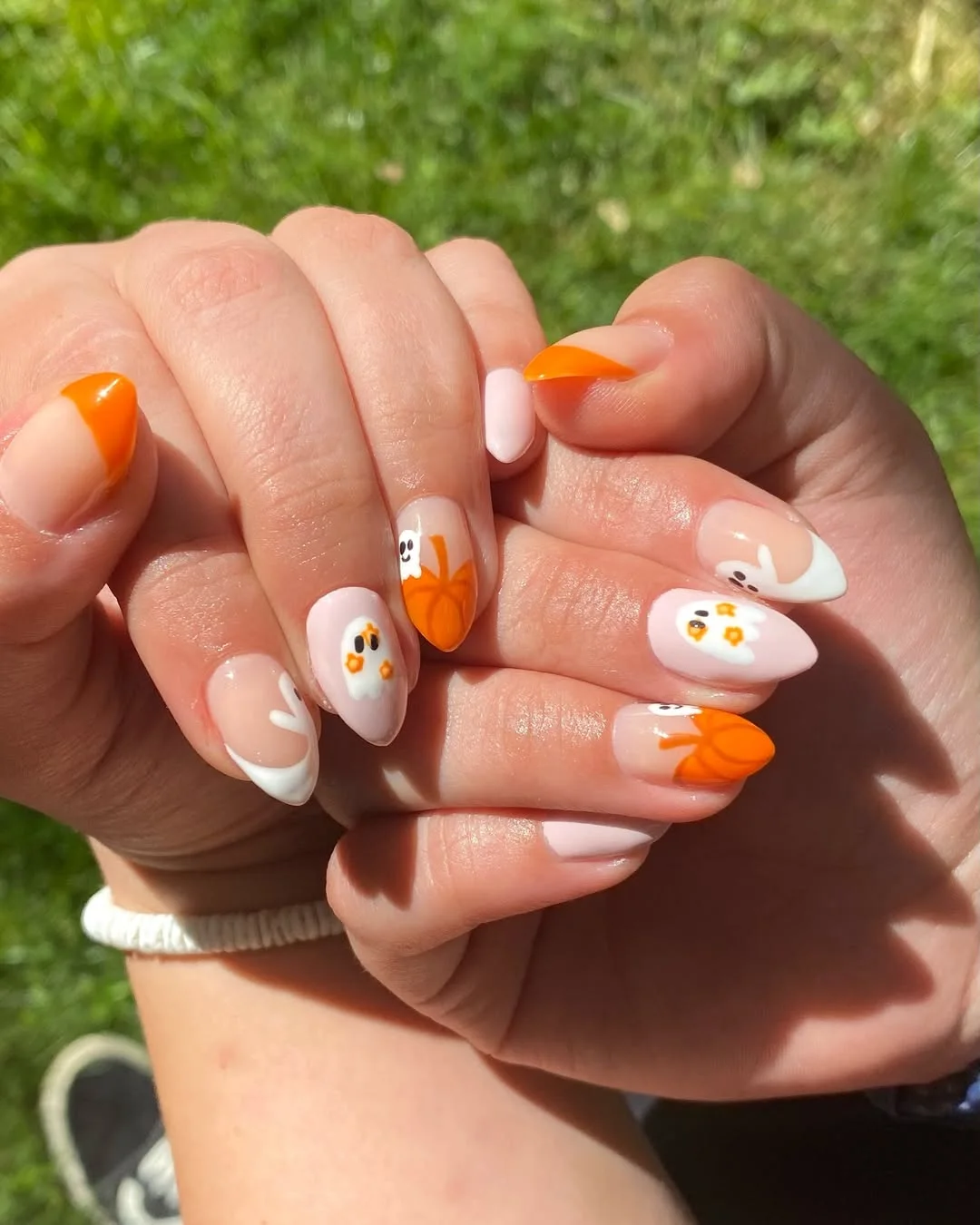 Playful Pumpkin Parade Whimsical Autumn Nails with a Festive Touch