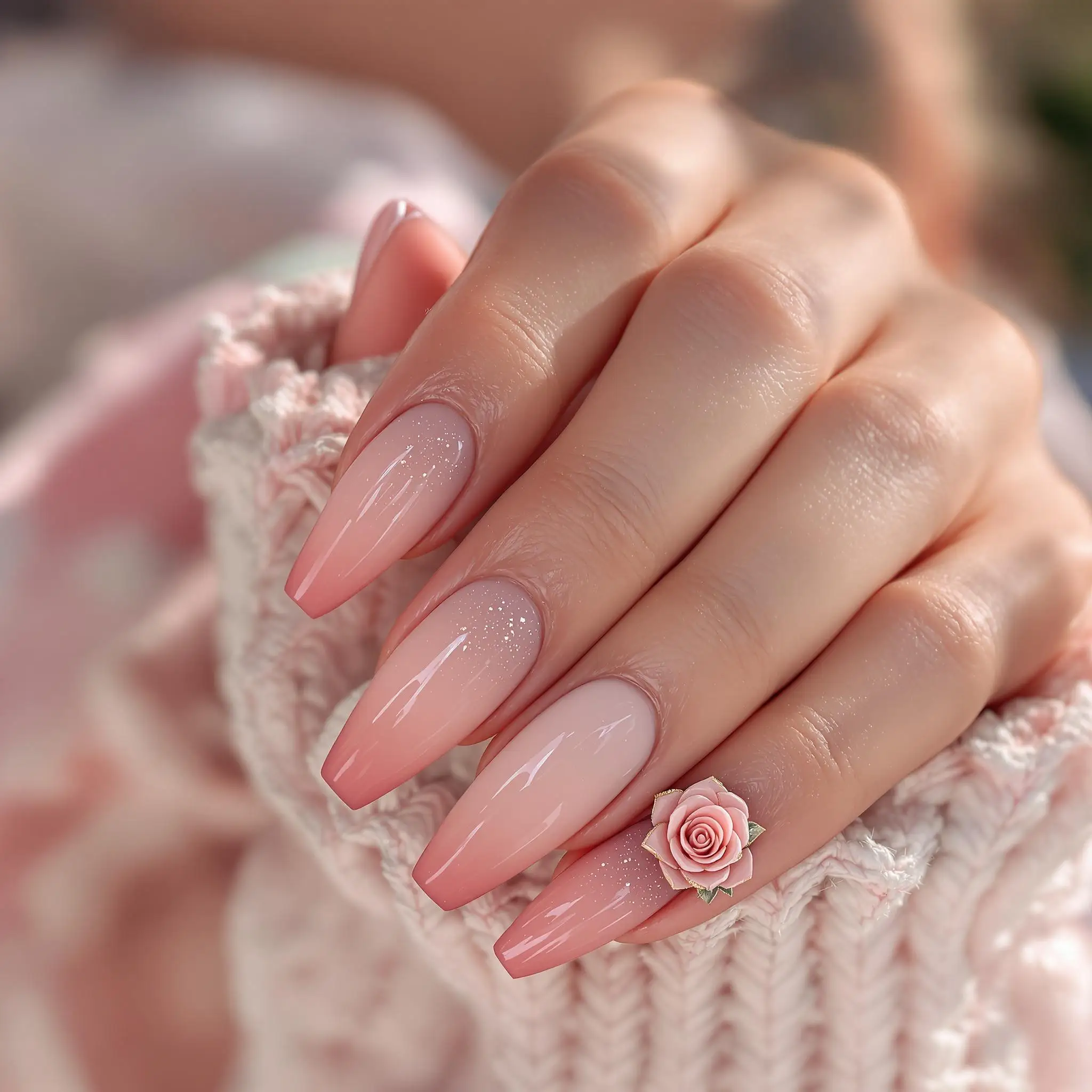 Romantic Blush Nails – Valentine’s Day Elegance for Every Moment