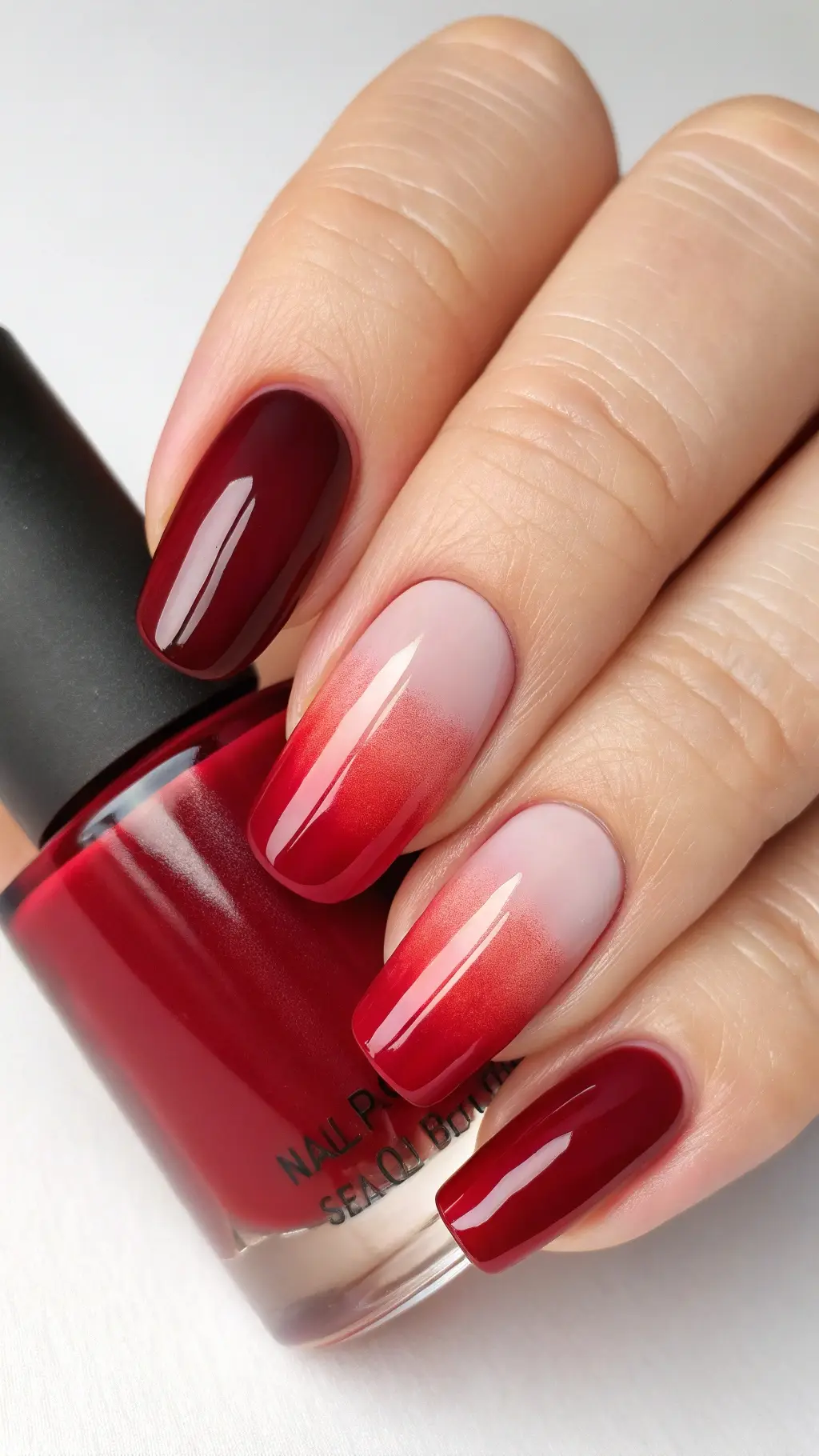 Subtle Scarlet Ombré
