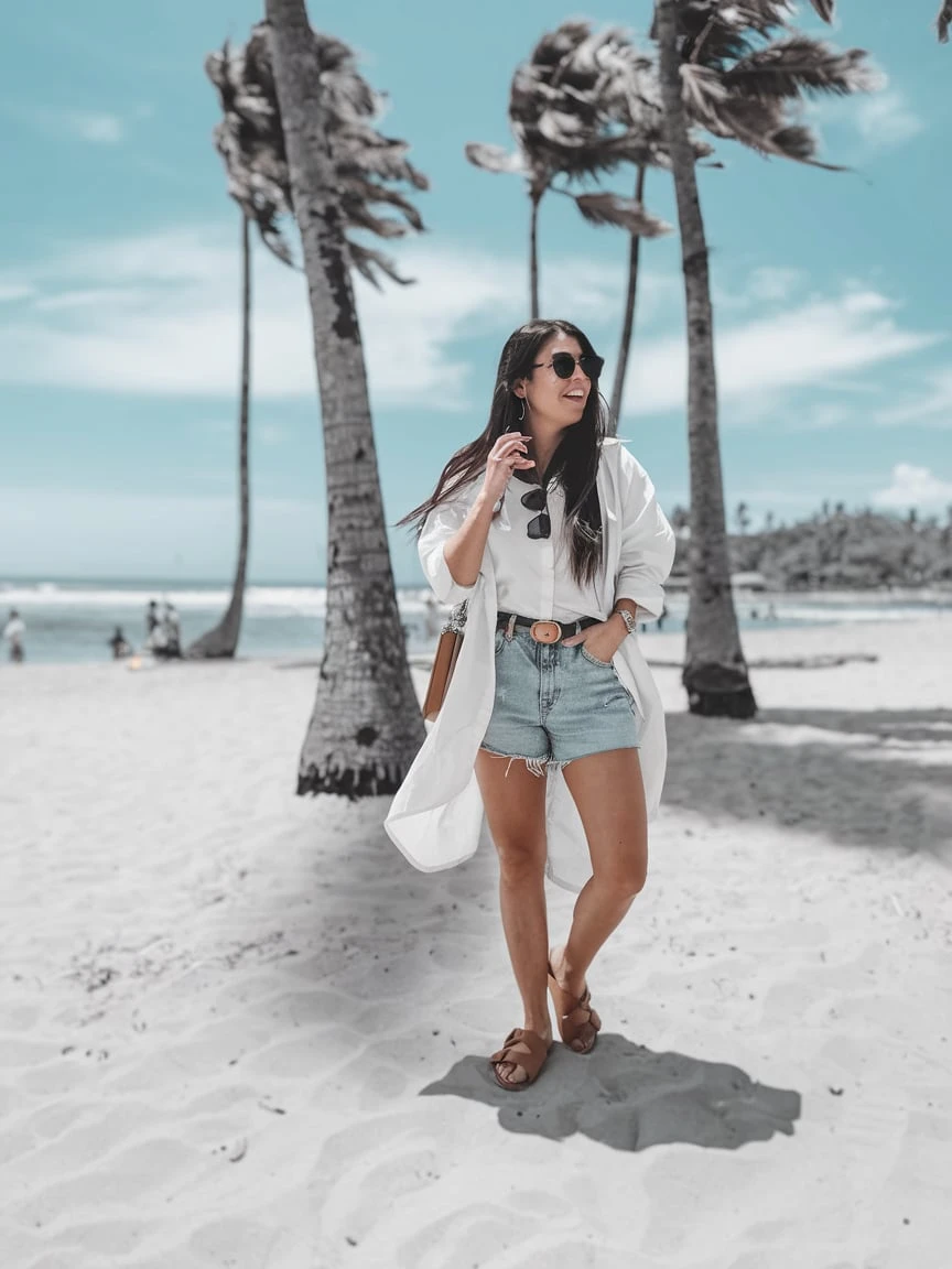 Tropical Breezy Layers Beach-to-Town Transitional Styling