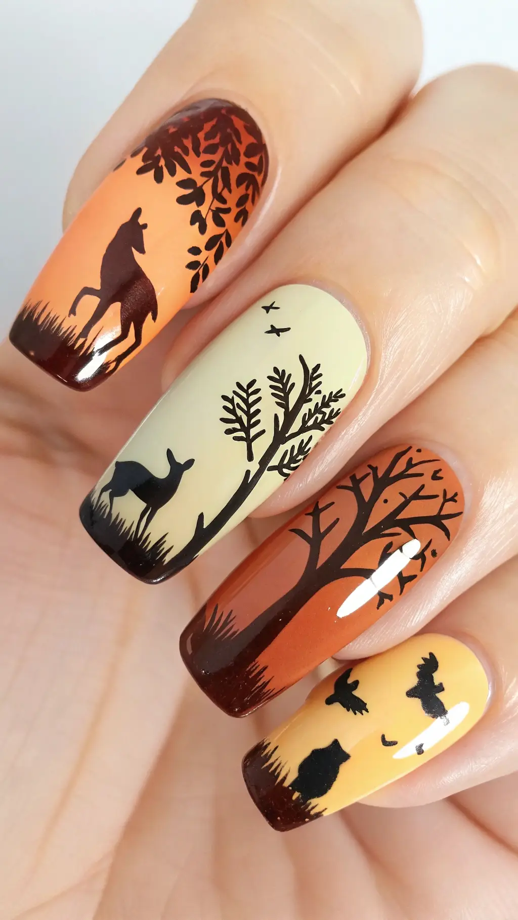 Woodland Creatures Silhouettes