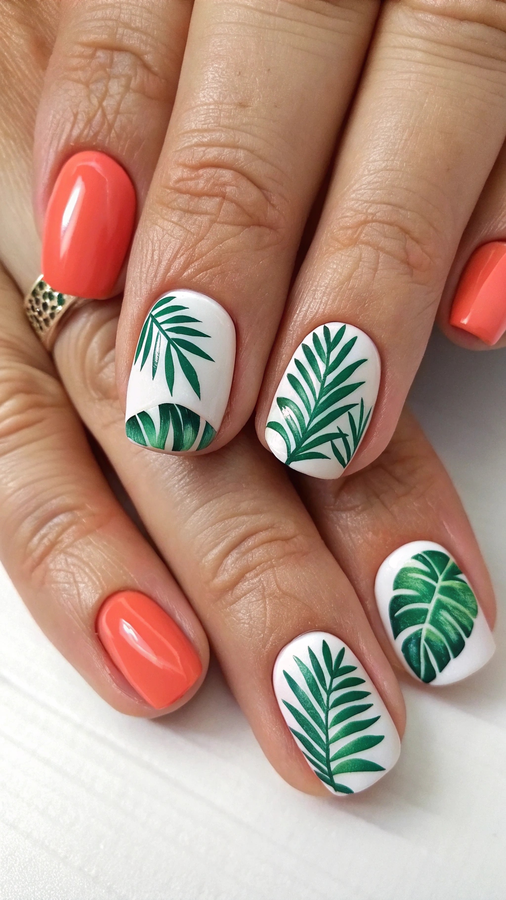 Tropical Leaf Accents