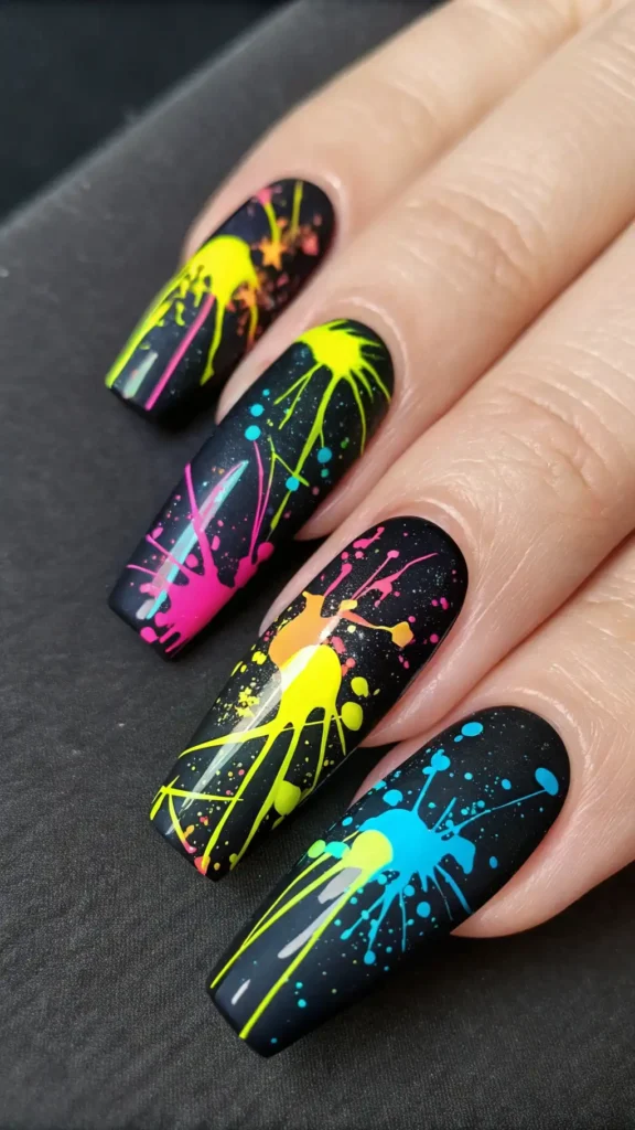 Abstract Neon Coffins