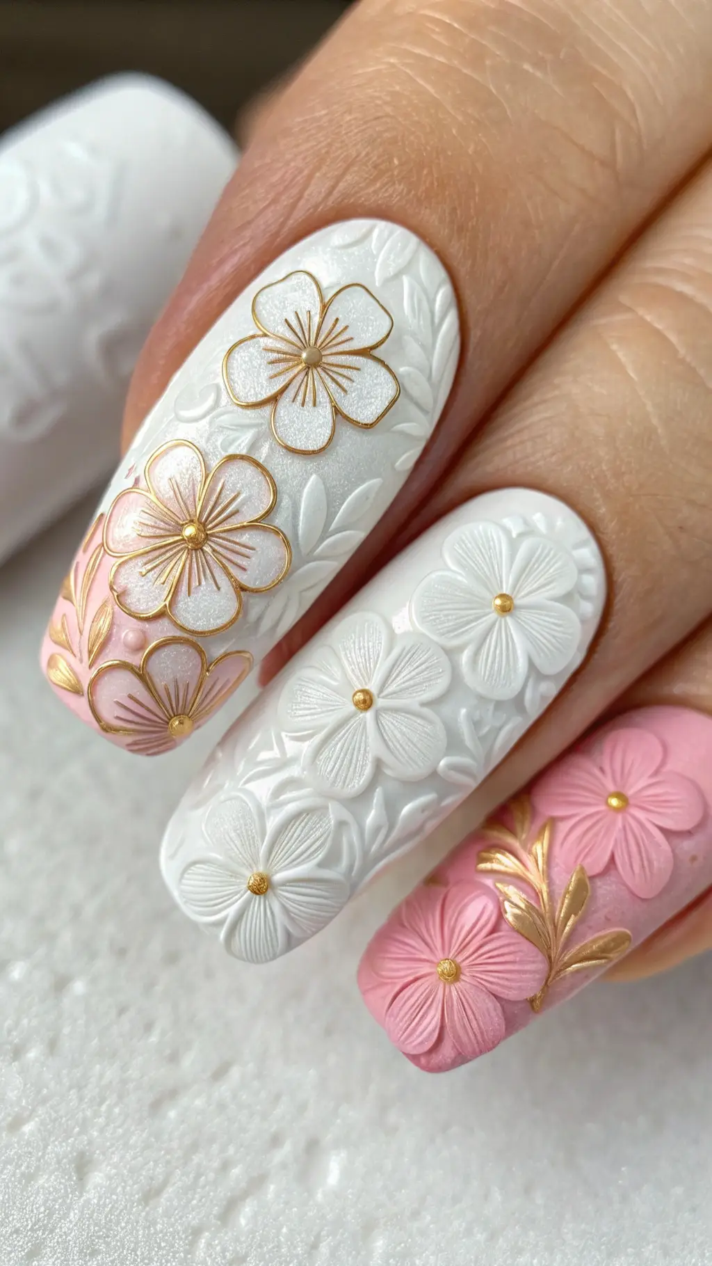 Embossed Flower Texture