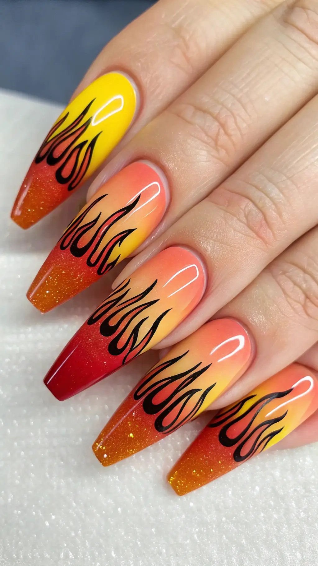 Flame Tip Ombré