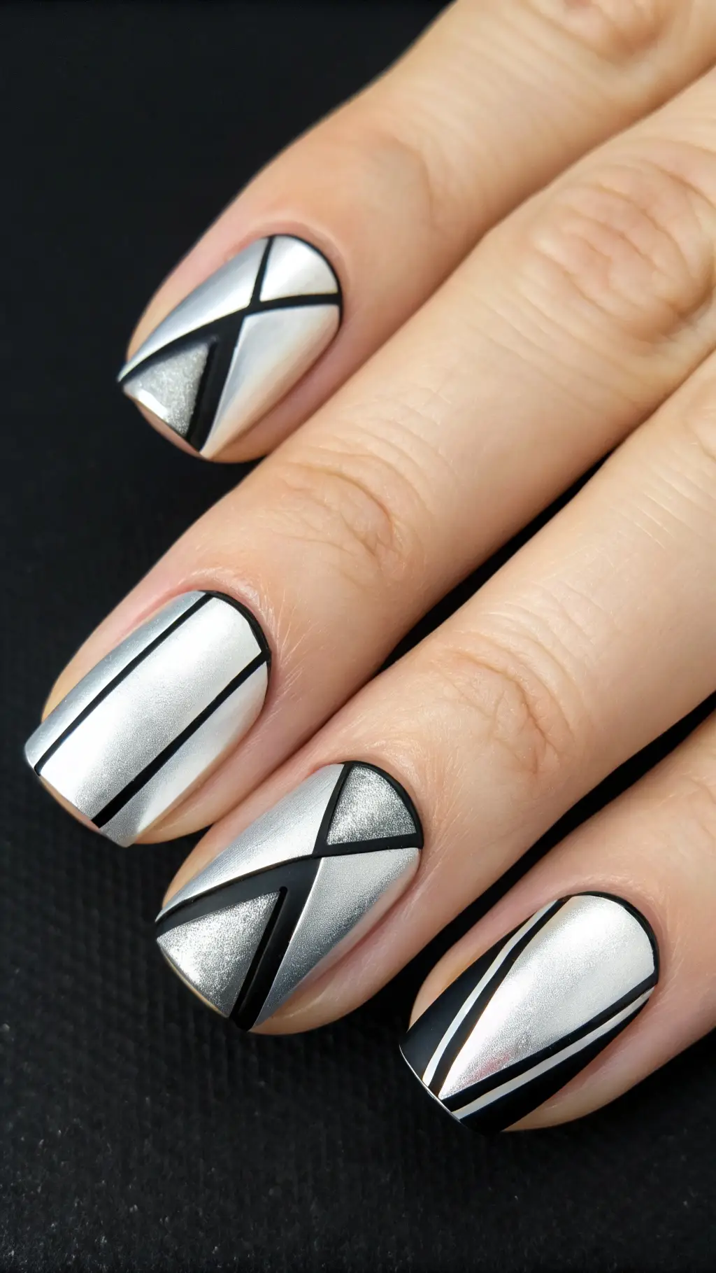 Geometric Silver Blocking