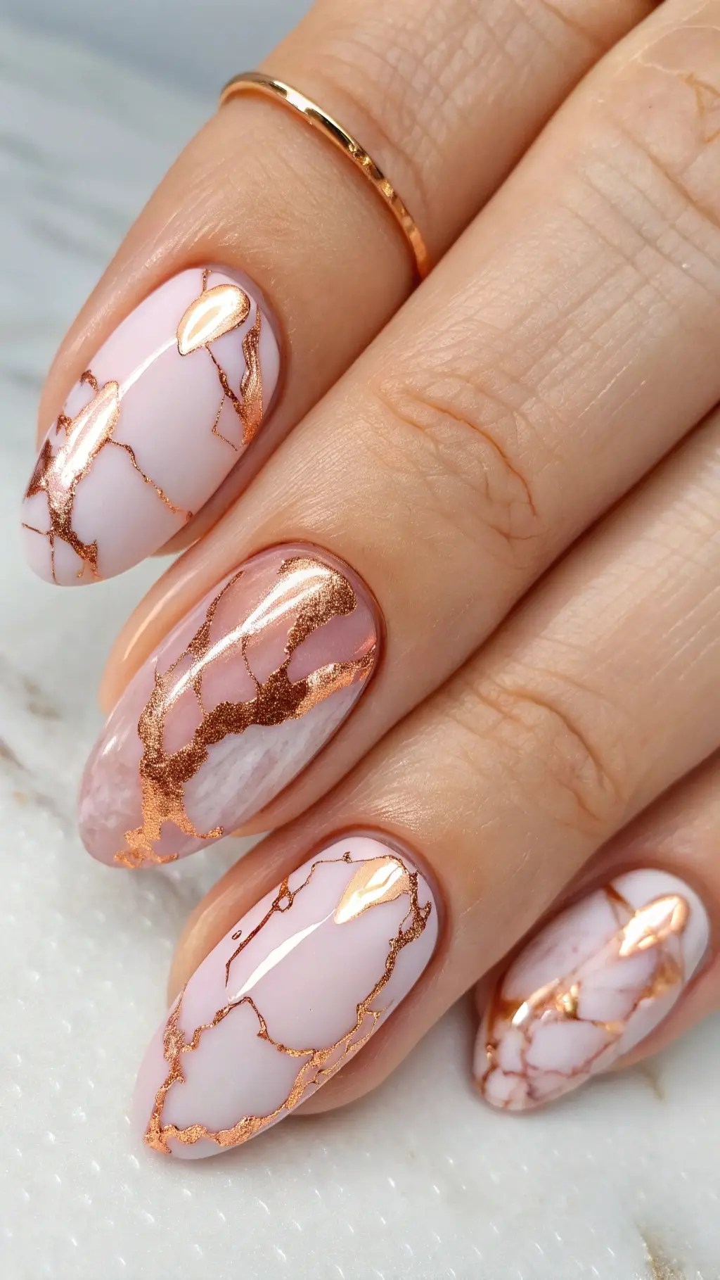 Rose Gold Geode
