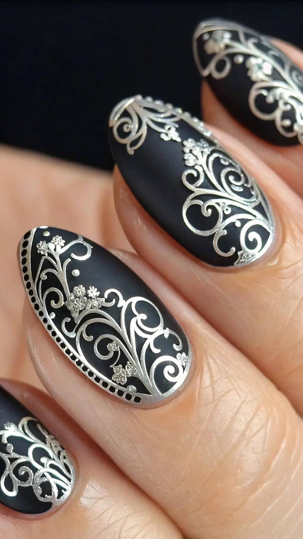 Silver Filigree Overlay