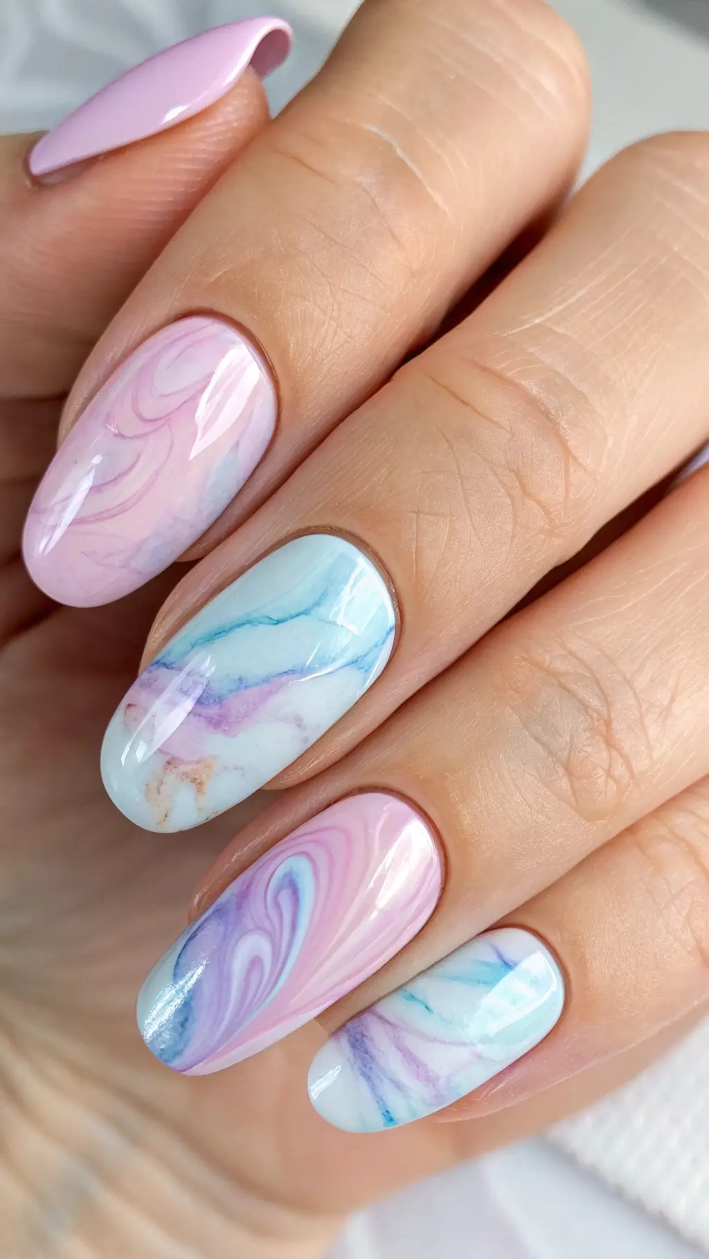 Watercolor Marble Whisper