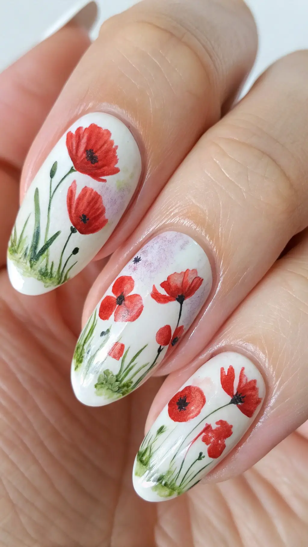 Watercolor Poppies
