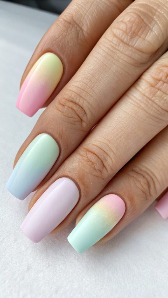 Frosted Pastel Tips