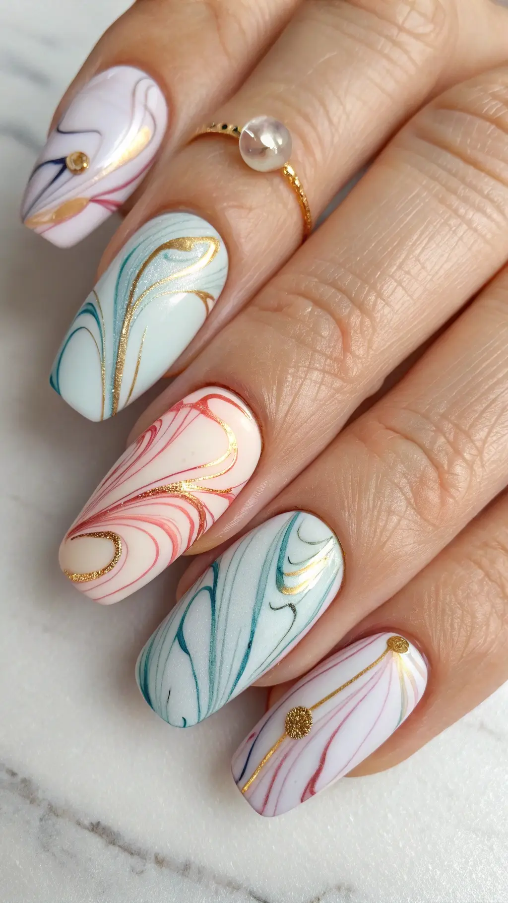 Marble Swirl Tips