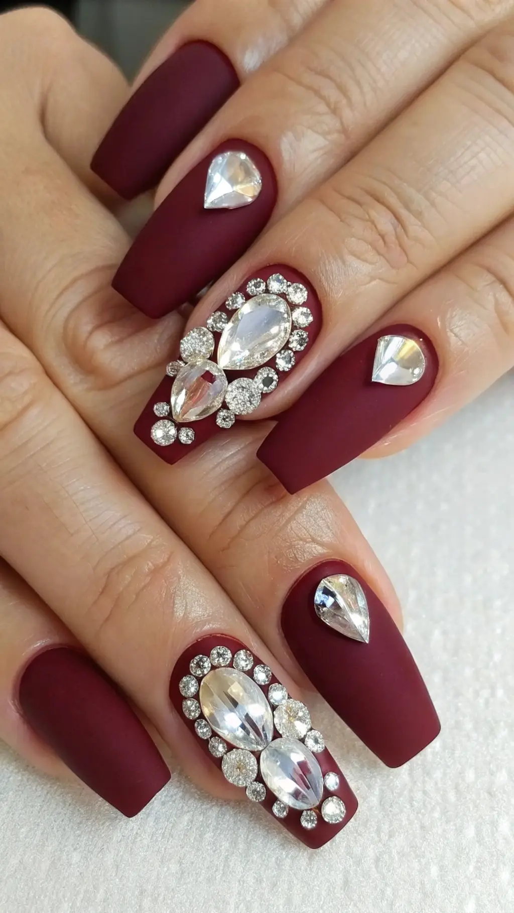 Maroon Crystals