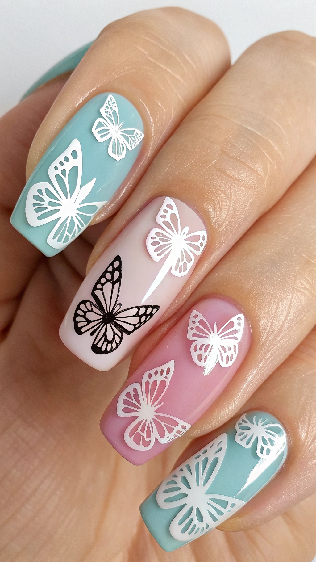 Negative Space Butterflies