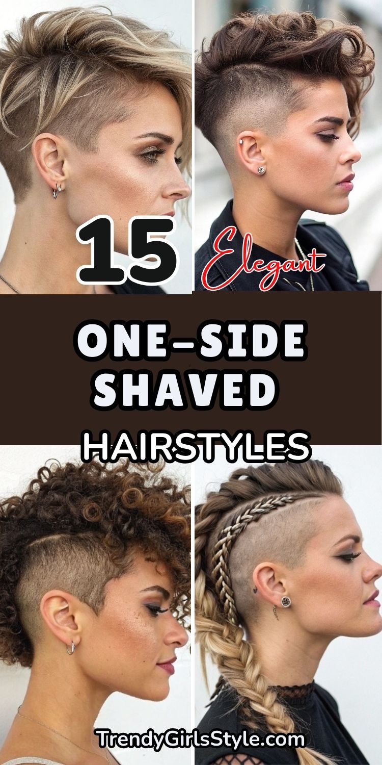15 One-side Shaved Hairstyles for a Modern Twist
