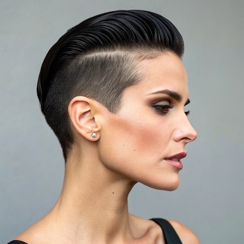 The Slicked Back Shave