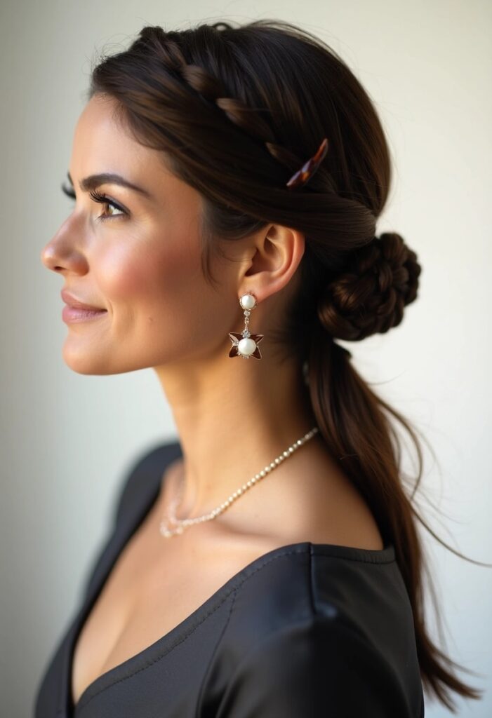 Elegant Low Plait