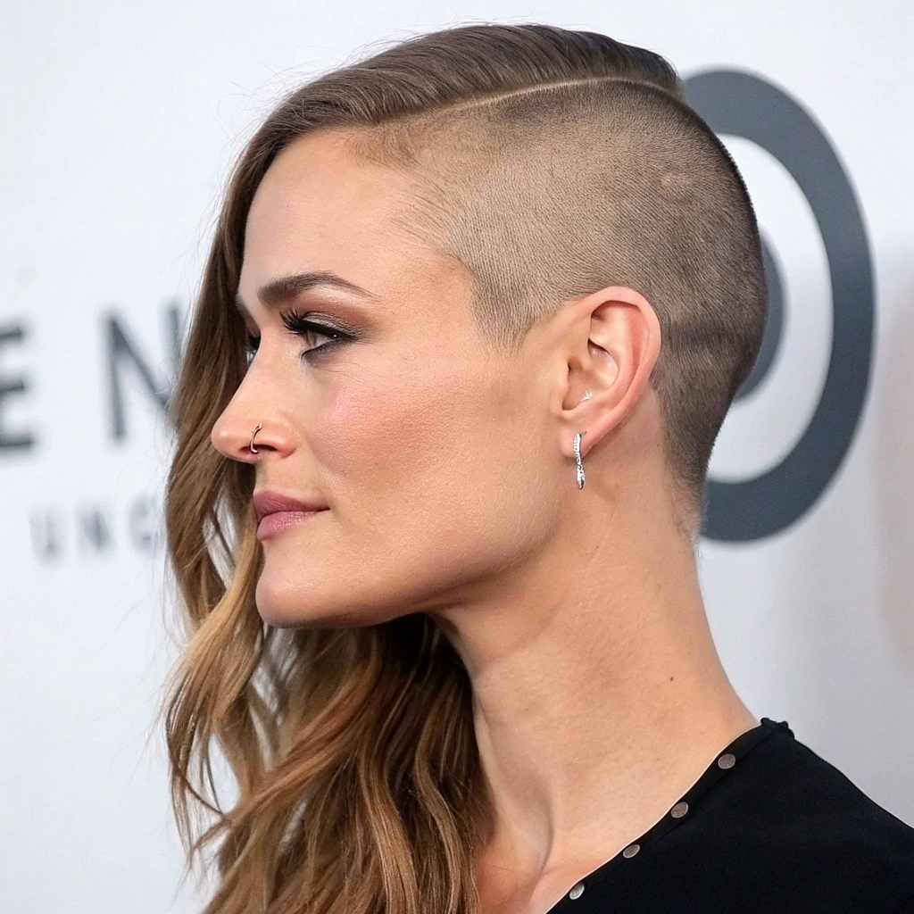 The Long Side Part with Shaved Side