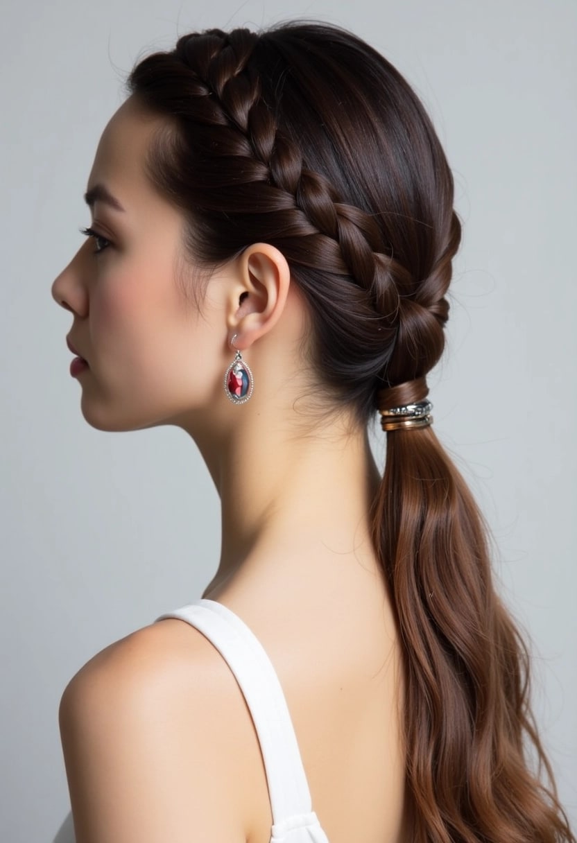 Intricate Fishtail Ponytail