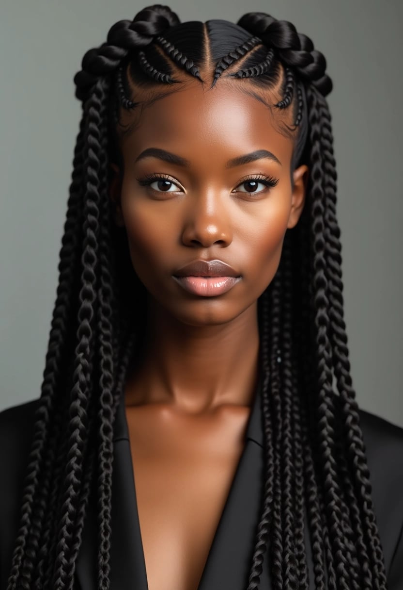 Sleek Braid Crown
