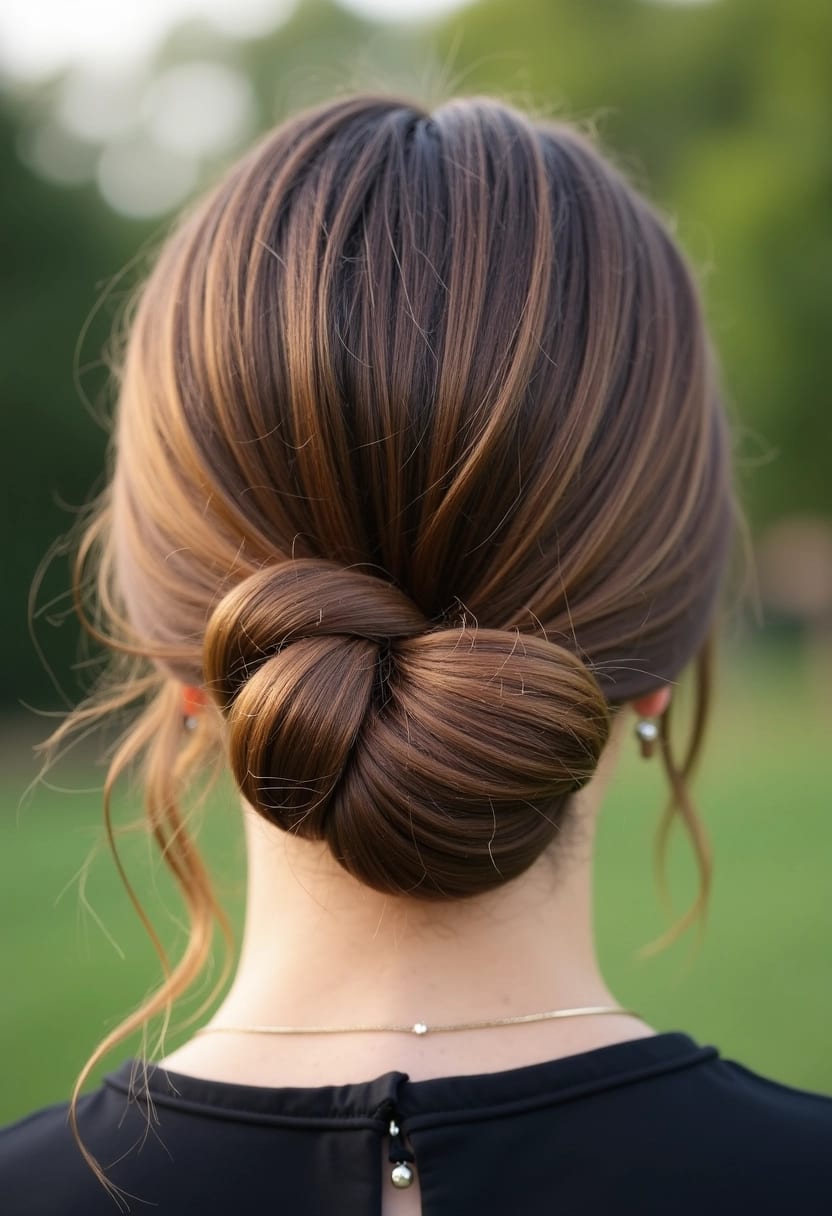 Twisted Low Bun