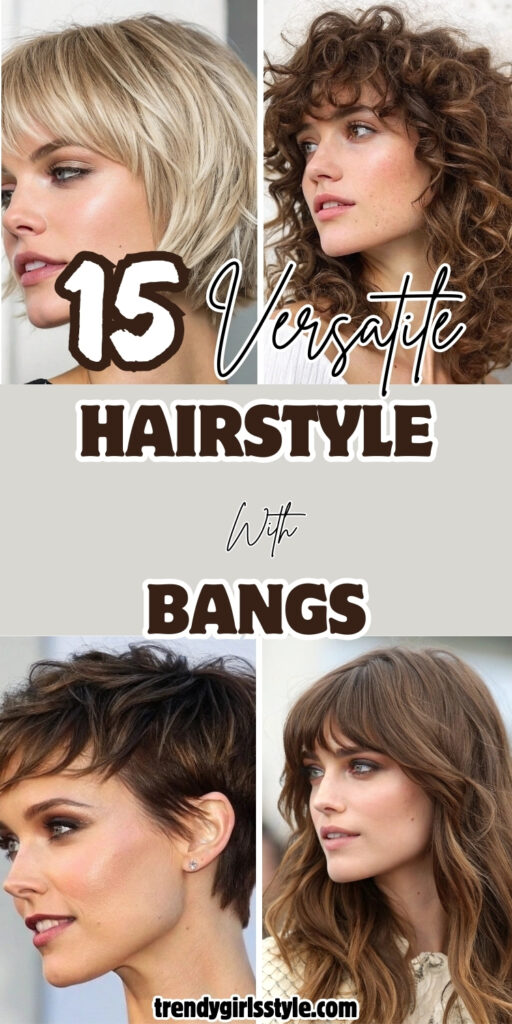 15 Versatile Hairstyles with Bangs