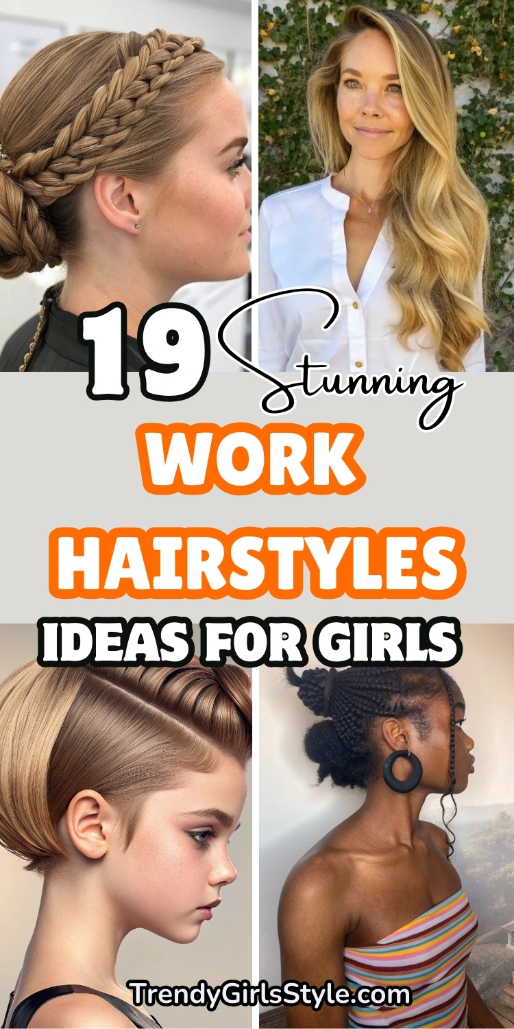 19 Stunning Work Hairstyles Ideas for Girls to Try Now