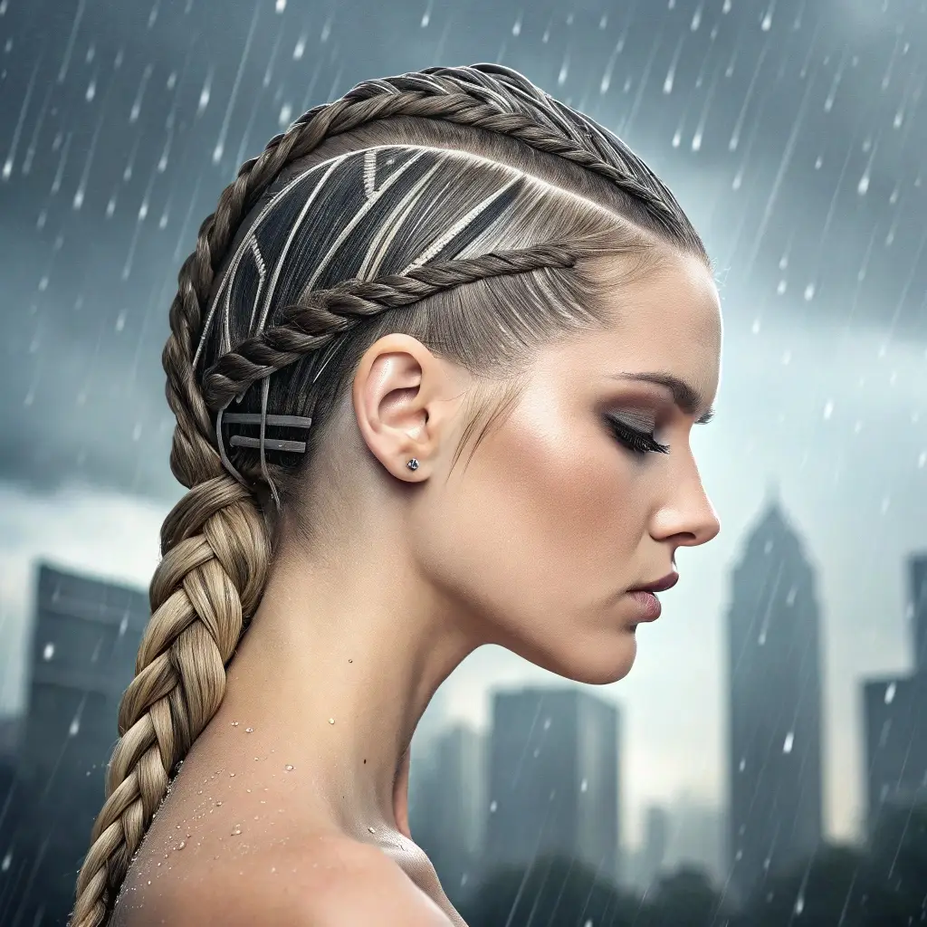 Sleek & Storm-Ready Rainy-Day Hairstyles That Defy Frizz