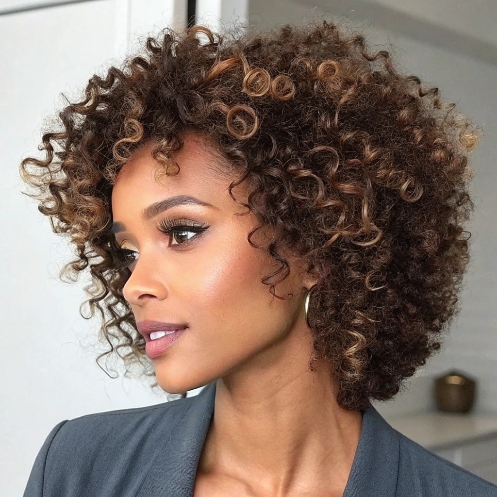 The Polished Twist-Out – Defined and Professional
