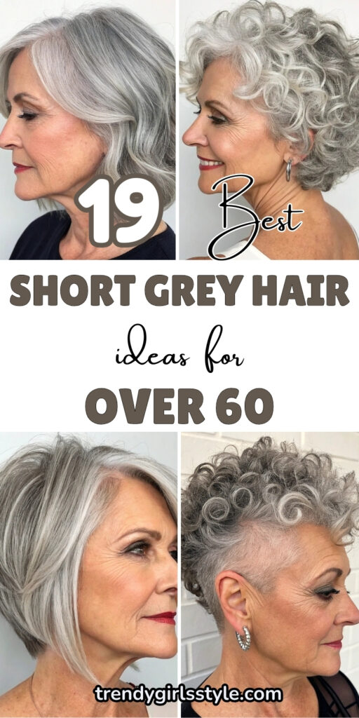 19 Best Short Grey Hair Ideas For Over 60