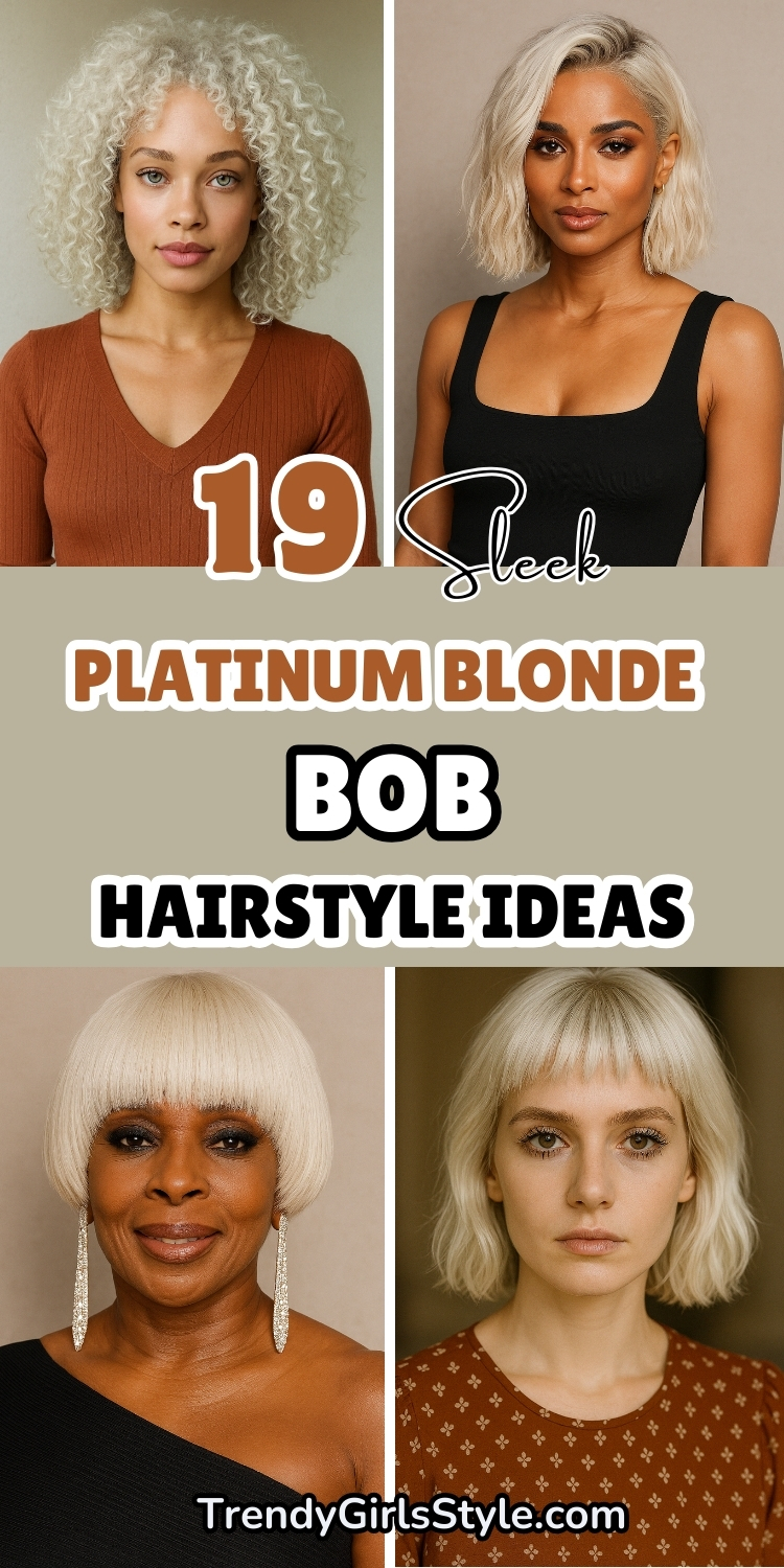 19 Sleek Platinum Blonde Bob Ideas for a Bold Makeover