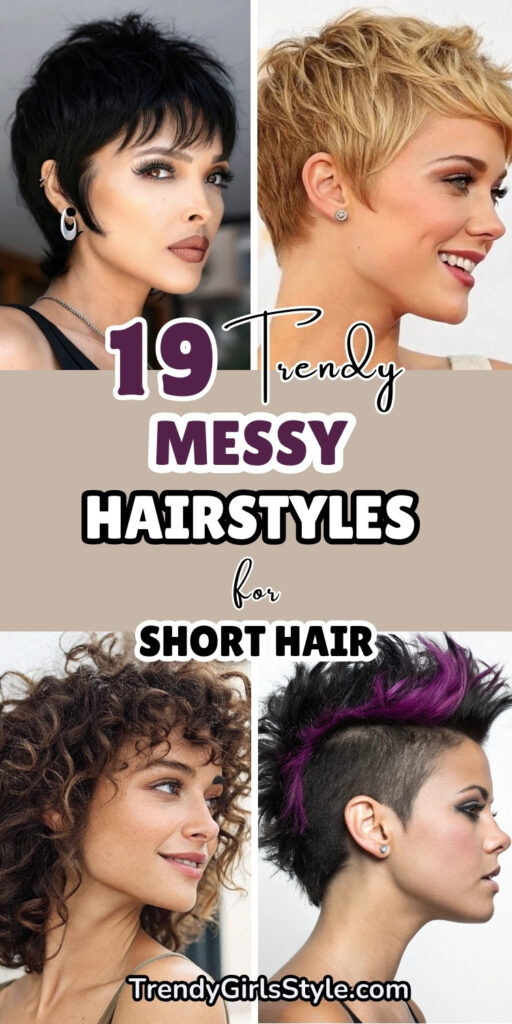 Trendy Messy Hairstyles for Short Hair to Try Now