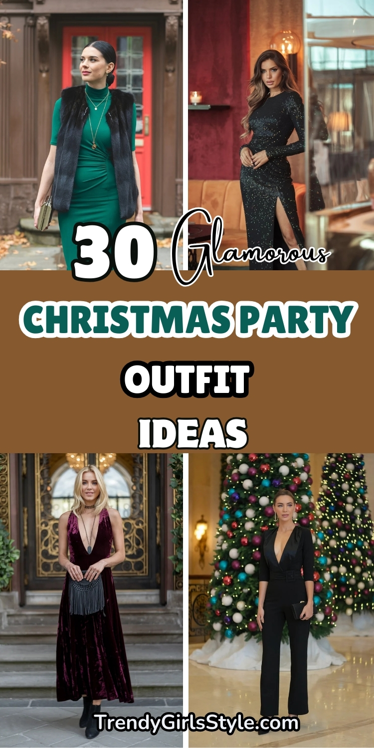 30 Glamorous Christmas Party Outfits for Every Festive Occasion