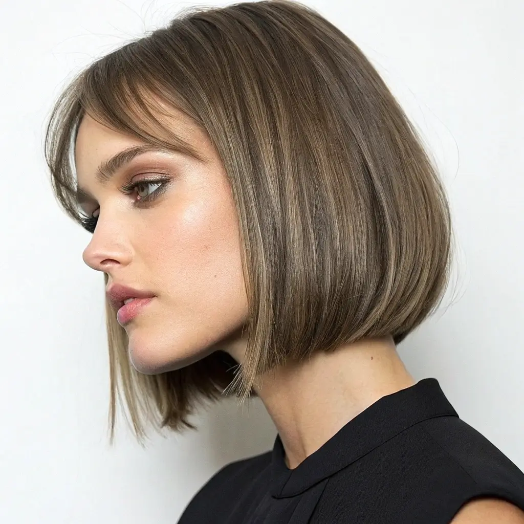 Blunt Cut with Feathered Ends
