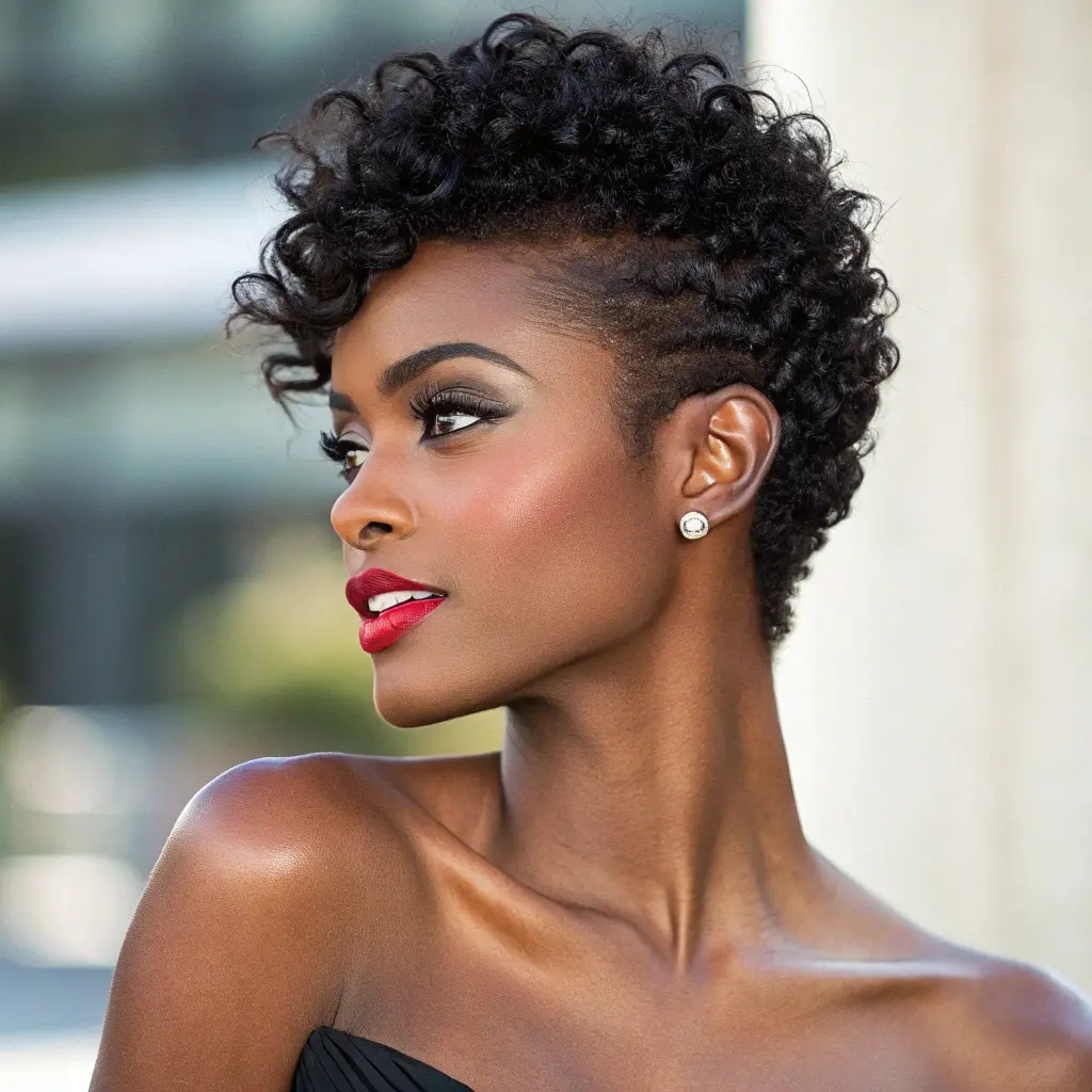 Chic Curls Effortless Elegance in Natural Texture