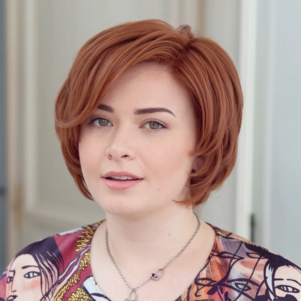 Effortlessly Chic Modern Bob Cut for Chubby Faces That Enhances Your Natural Beauty