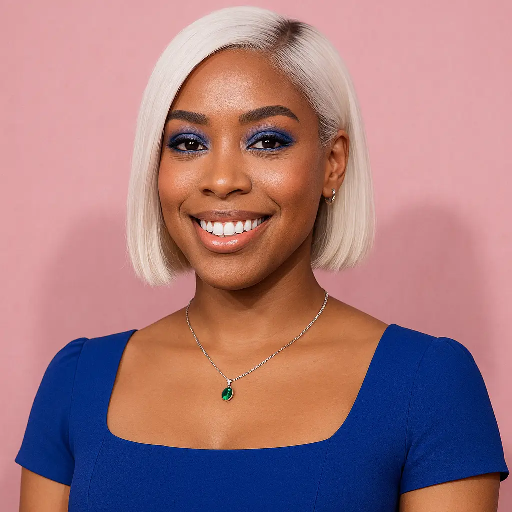 Effortlessly Chic Platinum Bob – Bold, Sleek, and Vibrantly Polished