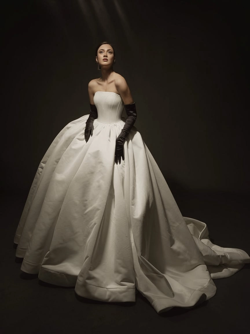 Elegant Whites Timeless Ballgown Wedding Dresses for a Regal Celebration