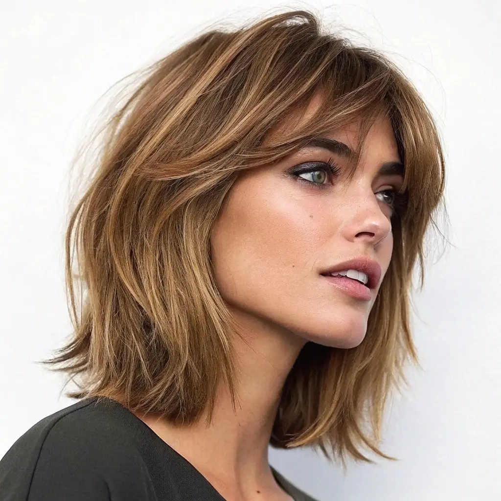 Feathered Long Bob