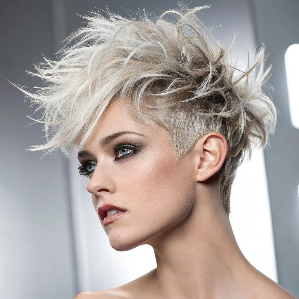Fierce & Fiercely Chic: Messy Short Hairstyles with a Bold Edge