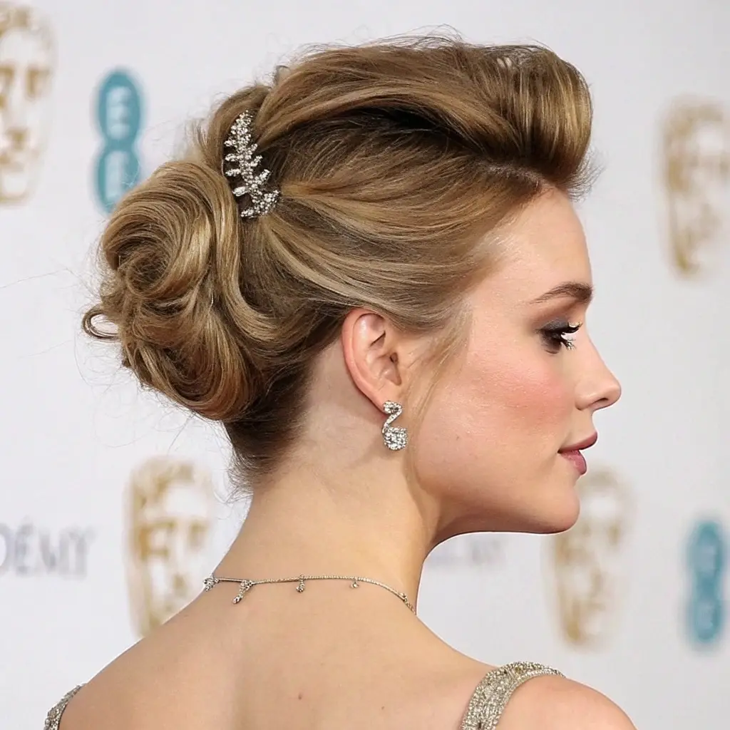 French Twist with Volume
