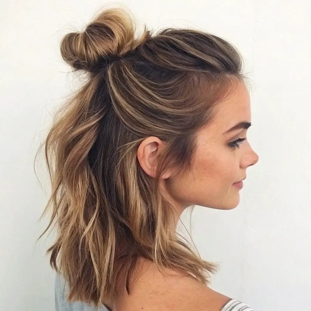 Half-Up Bun