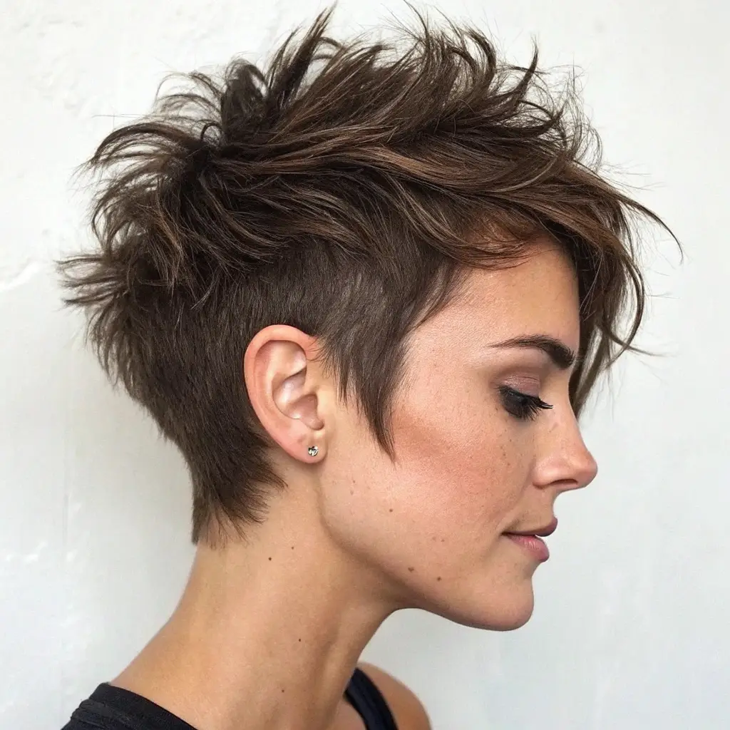Jagged Razor-Cut Layers